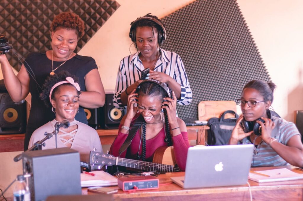 Some of the participants during one of the sessions