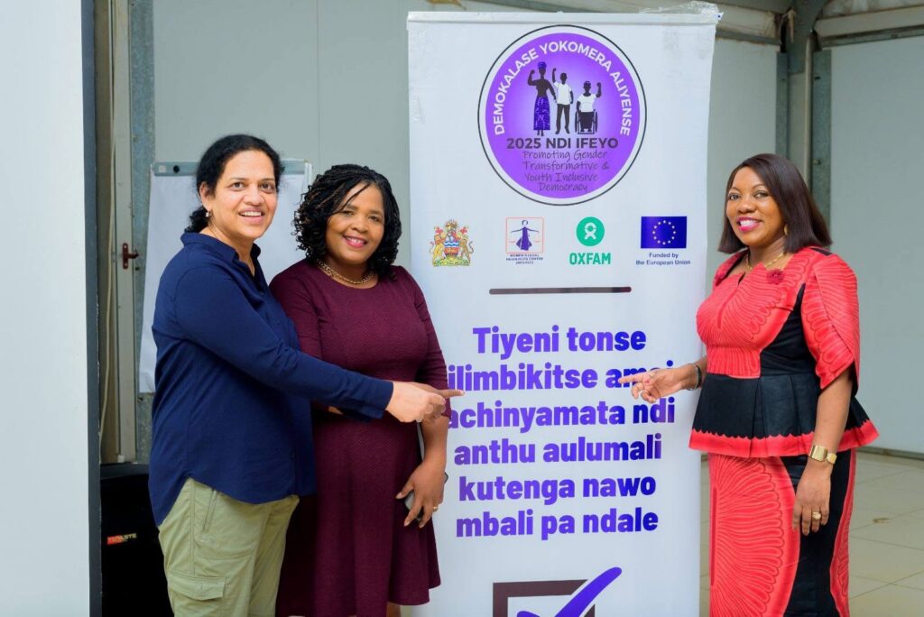 WOLREC and OXFAM representatives at capacity buildingtraining for aspirants candidates:photo by WORLEC